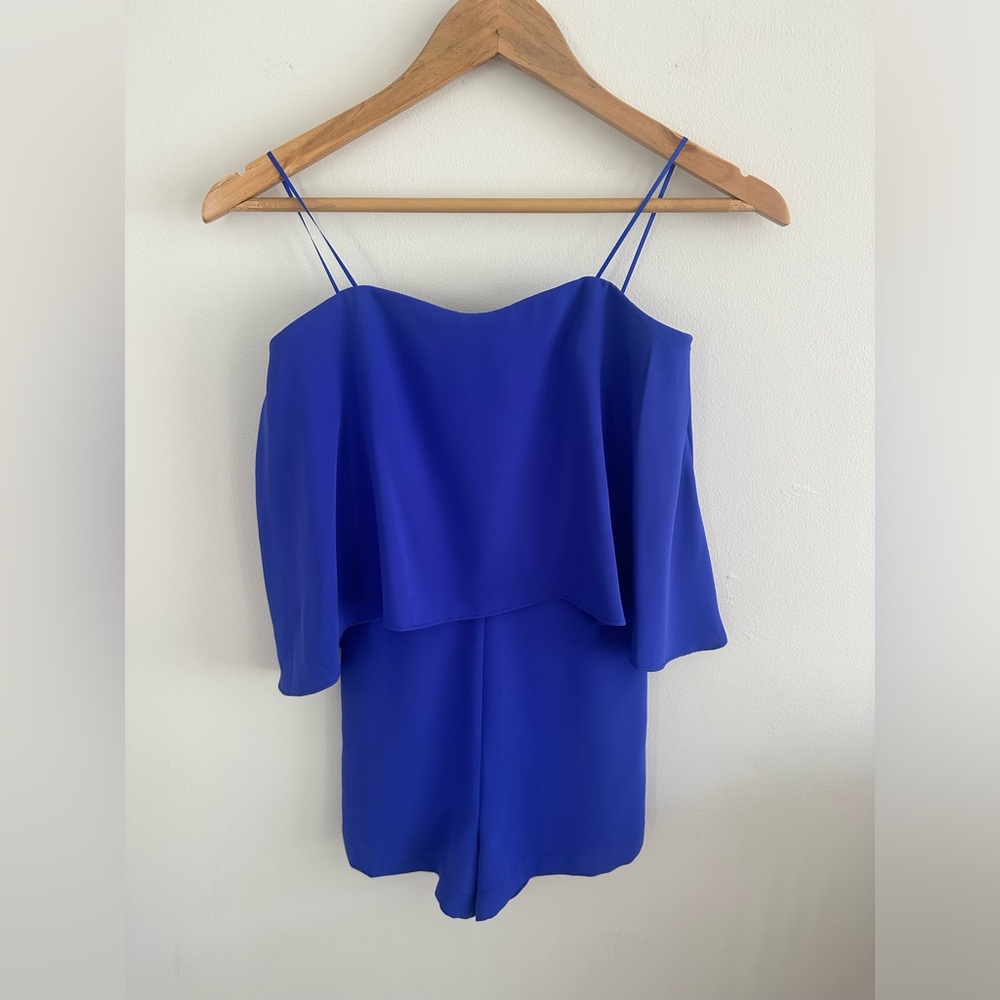 Amanda Uprichard topanga romper in Nu blue size small - Picture 3 of 9